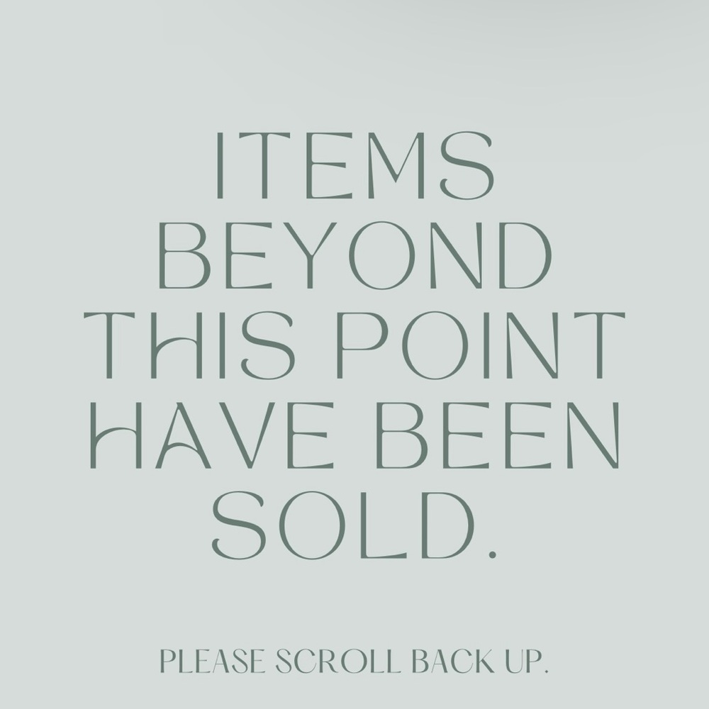 ↓ SOLD ITEMS ↓